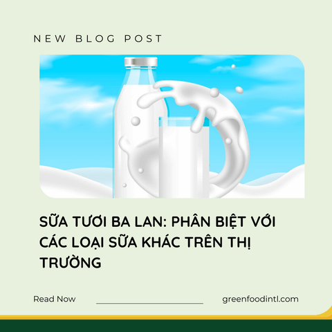 SỮA TƯƠI BA LAN: PHÂN BIỆT VỚI CÁC LOẠI SỮA KHÁC TRÊN THỊ TRƯỜNG