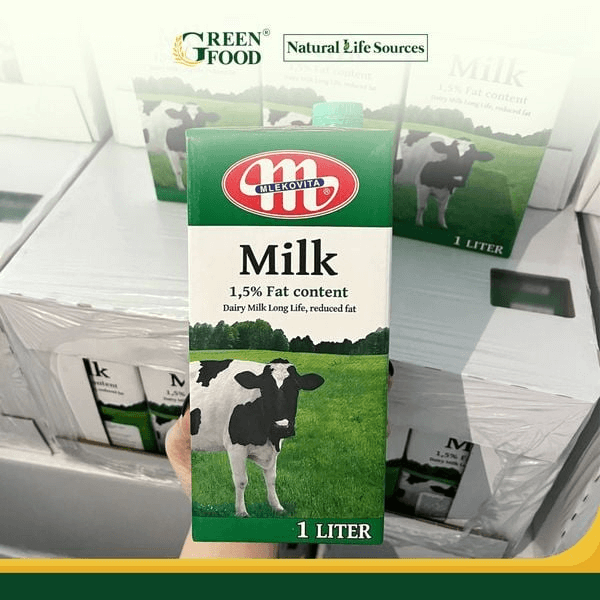 nhập khẩu trực tiếp sữa tươi Mlekovita