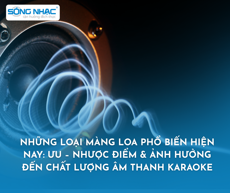 Những loại màng loa phổ biến hiện nay: Ưu – nhược điểm & ảnh hưởng đến chất lượng âm thanh karaoke