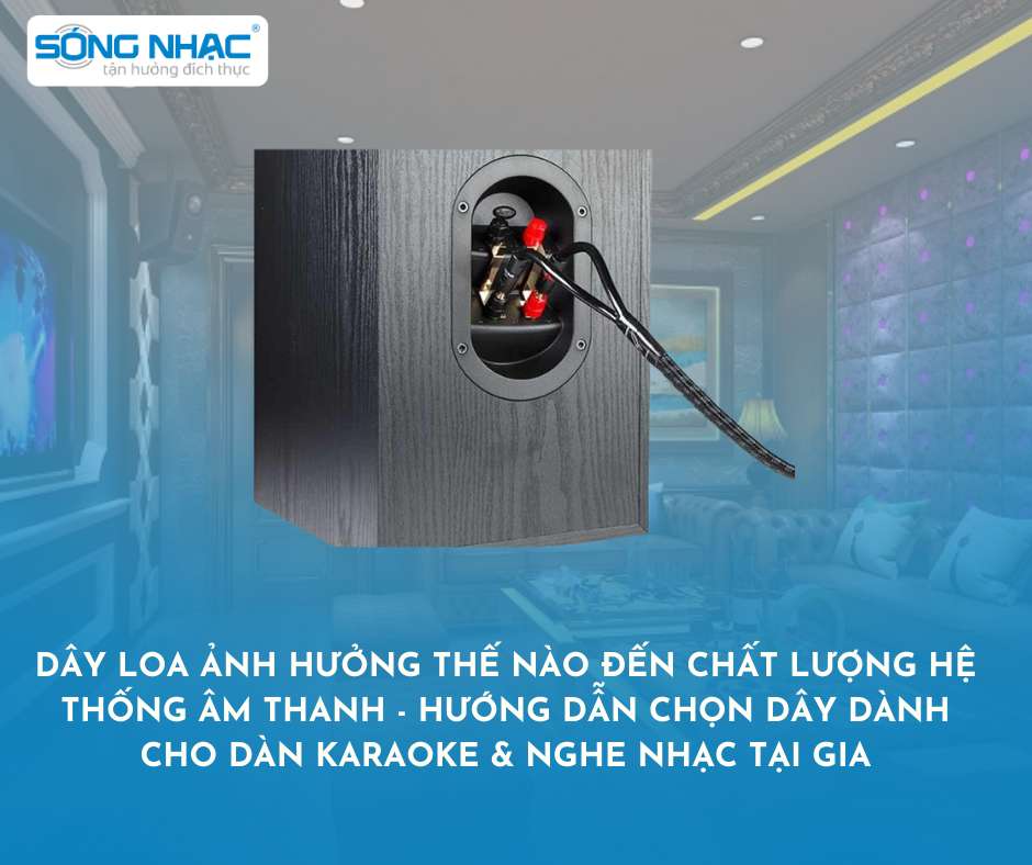 Dây loa ảnh hưởng thế nào đến chất lượng hệ thống âm thanh – Hướng dẫn chọn dây dành cho dàn karaoke & nghe nhạc tại gia