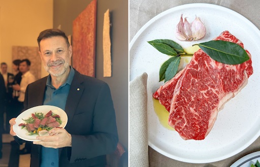 Vị Umami sẽ tạo kích thích thèm ăn, muốn thưởng thức thêm - Rangers Valley beef được phục vụ tại sự kiện Đại sứ quán Úc