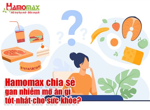 Hamomax chia sẻ gan nhiễm mỡ nên ăn gì tốt nhất cho sức khỏe?