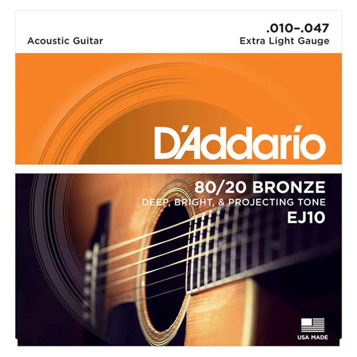 Dây Đàn Guitar Acoustic D'Addario EJ10