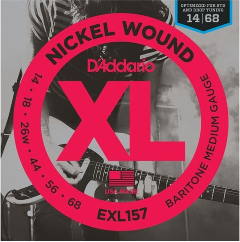 Dây Đàn Guitar Điện Daddario EXL157 Nickel Wound Baritone