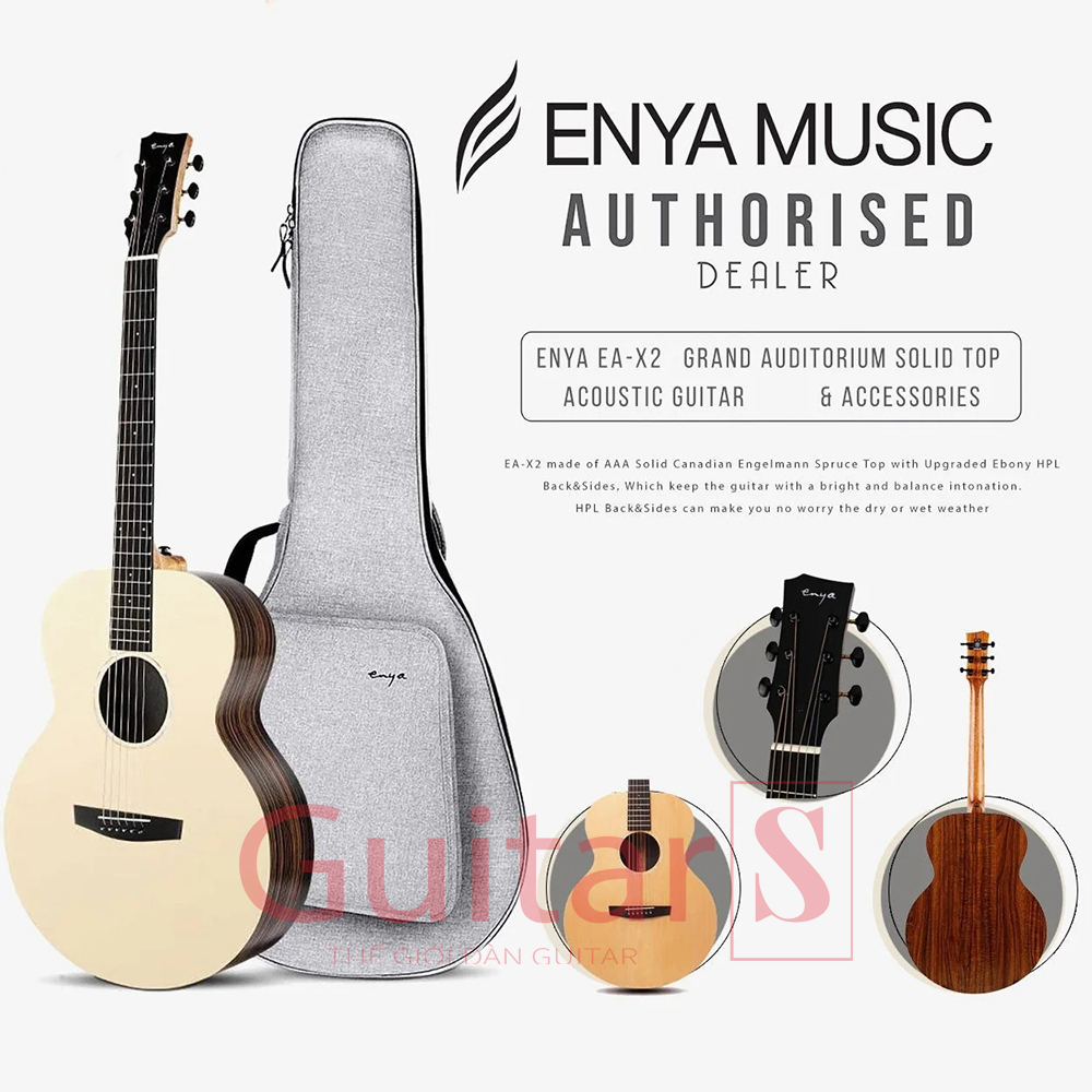 Đàn Guitar Enya EA X2 Acoustic