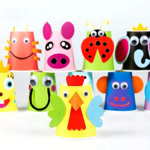 Cách Làm Con Vật Từ Cốc Giấy Siêu Ngộ Nghĩnh Và Đáng Yêu