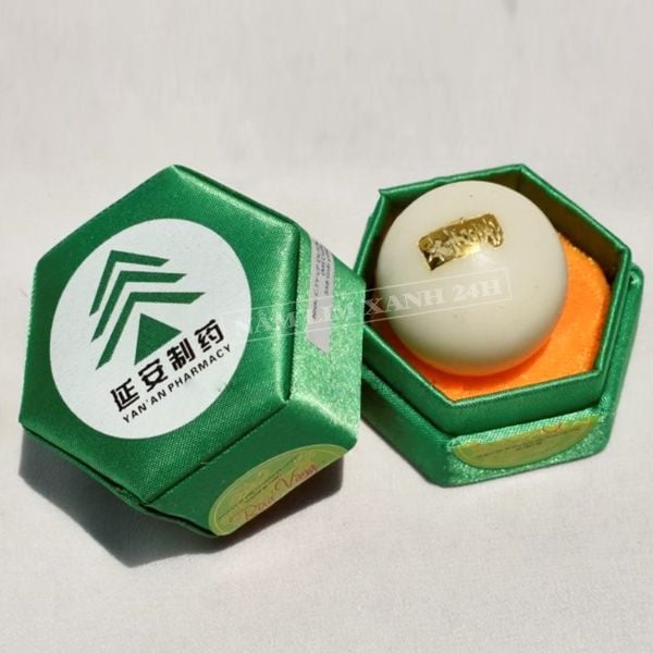 Hình hộp an cung ngưu hoàng hoàn hiệu rùa vàng 1 viên chính hãng Trung Quốc