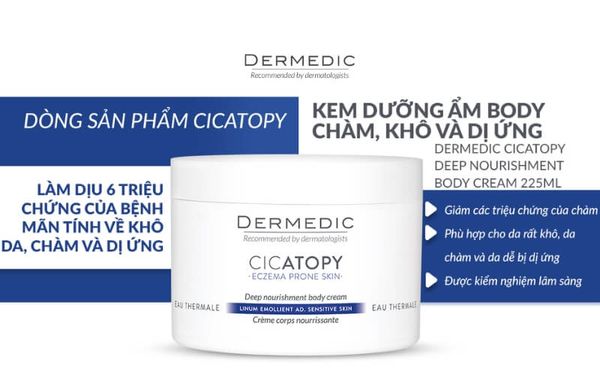 viêm da cơ địa trên cơ thể CICATOPY DEEP NOURISHMENT BODY CREAM