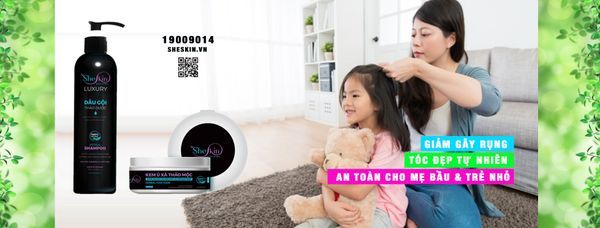 Hướng dẫn Chăm Sóc Tóc tại nhà bằng Đầu Gội Thảo Dược Sheskin
