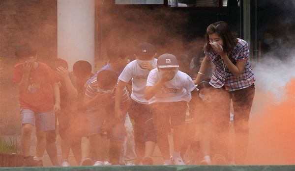 Sơ cứu người ngạt khí đám cháy