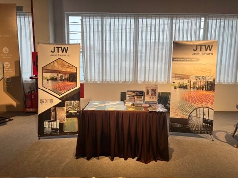 JTW VIỆT NAM TẠI MEP | KHÔNG GIAN GẠCH NHẬT BẢN GIỮA TRIỂN LÃM NỘI THẤT C.SPACE
