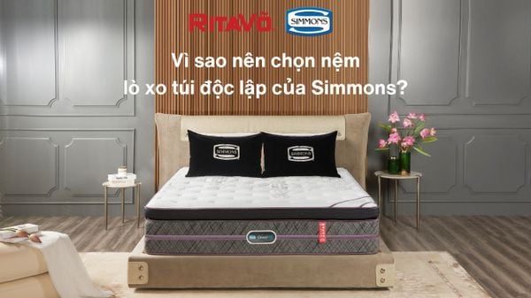 Vì sao nên chọn nệm lò xo túi độc lập của Simmons?