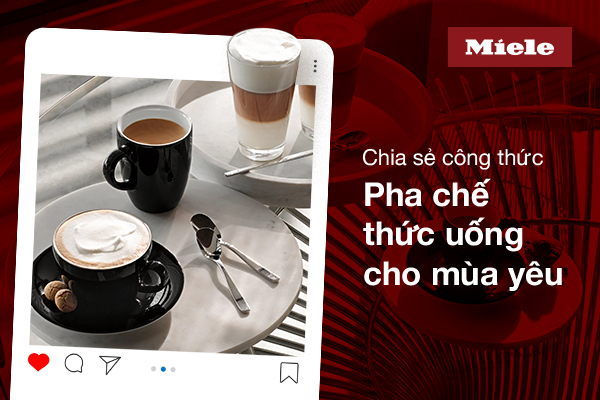 [Barista at home] Công thức pha chế thức uống đặc biệt ngày Valentine