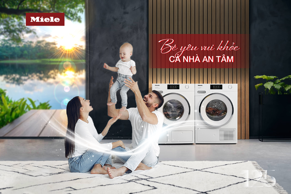 Thiết bị gia dụng Miele, giúp “diệt khuẩn” thần kỳ cho bé yêu luôn vui khỏe