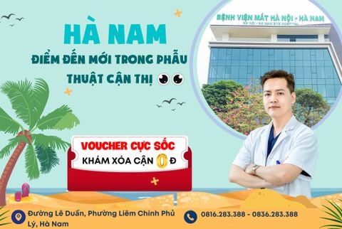 HÀ NAM - ĐIỂM ĐẾN MỚI TRONG PHẪU THUẬT CẬN THỊ