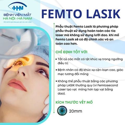 Mổ mắt Femto Lasik là gì? Quy trình mổ cận bằng Femto có an toàn?