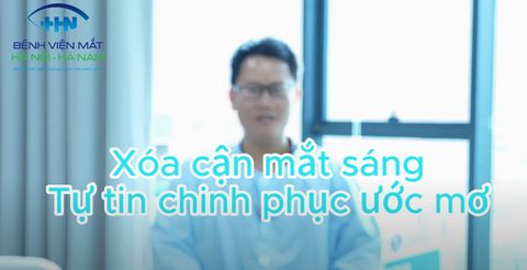 Bệnh nhân phẫu thuật cận thị phương pháp ReLEx Smile tại Bệnh Viện Mắt Hà Nội-Hà Nam