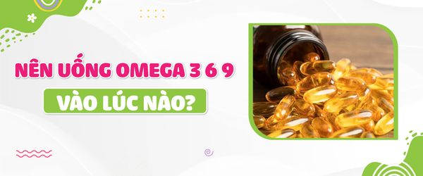 Nên uống omega 3 6 9 vào lúc nào? Bổ sung Omega 369 đúng cách