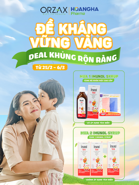 Tăng đề kháng cho bé vững vàng