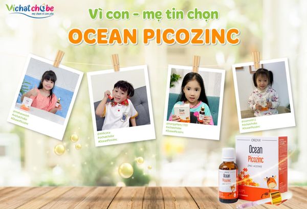 Bổ sung kẽm Picozinc dự phòng cho trẻ của nhà Orzax Ocean