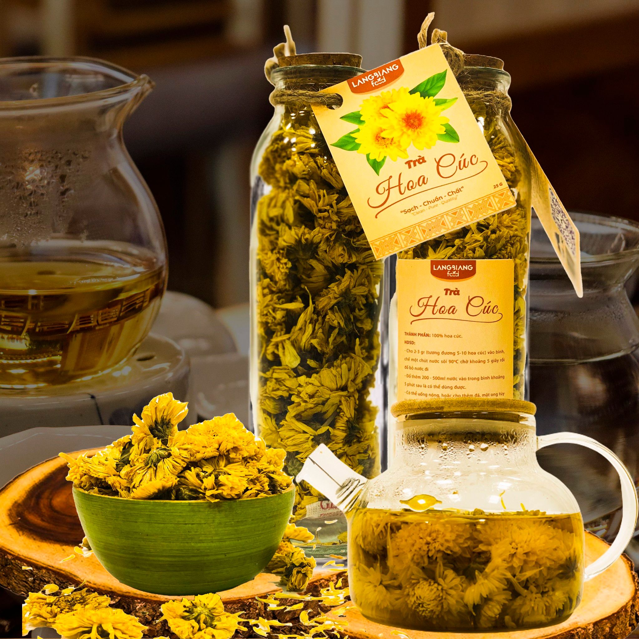 Lý do bạn nên sử dụng trà hoa cúc thường xuyên – Nông sản Langbiang