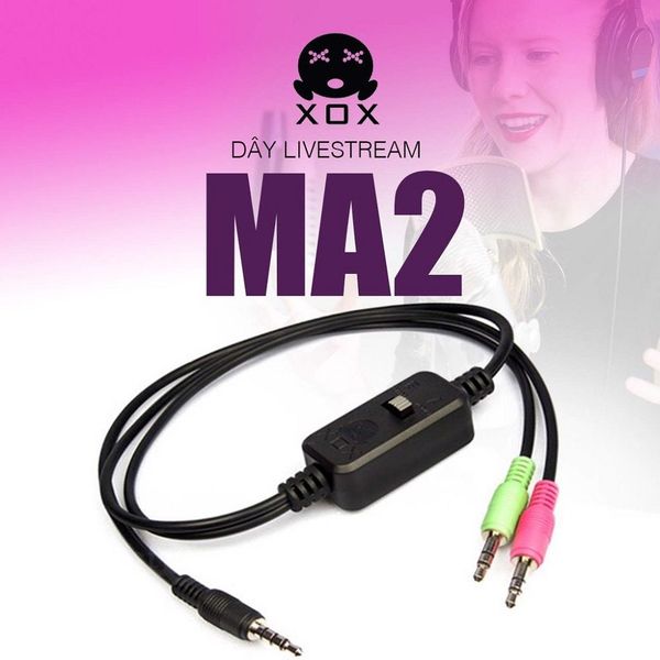 Dây Livestream 3 Màu XOX MA2 – Mic thu âm Anh Kyo
