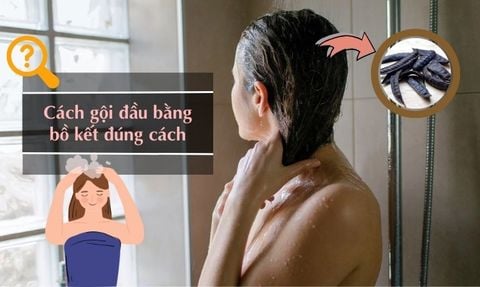 CÁCH GỘI ĐẦU BẰNG BỒ KẾT ĐÚNG CÁCH ĐỂ KHÔNG BẾT TÓC