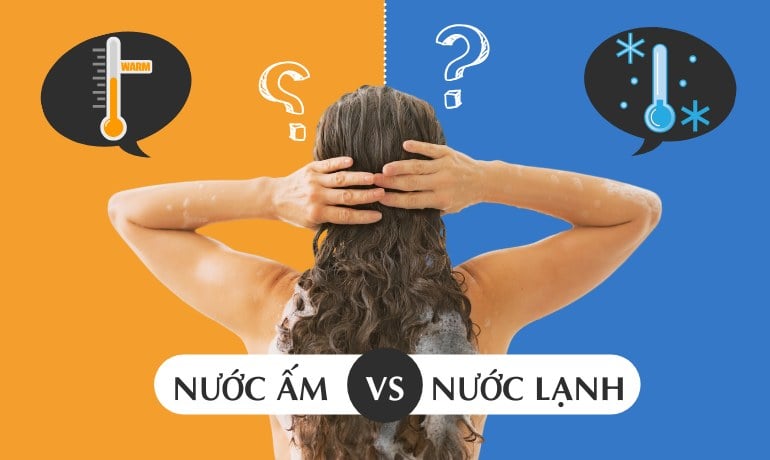 Nên gội đầu bằng nước ấm hay nước lạnh để giảm gàu, ngừa rụng?