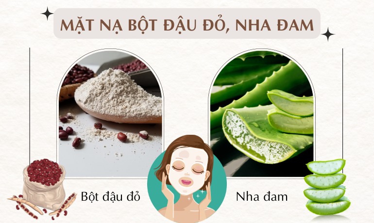 10 cách làm bột đậu đỏ đắp mặt nạ tại nhà