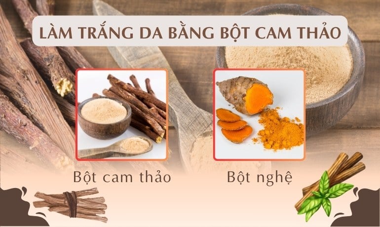 Bột cam thảo có làm trắng da không? 6 công thức mặt nạ
