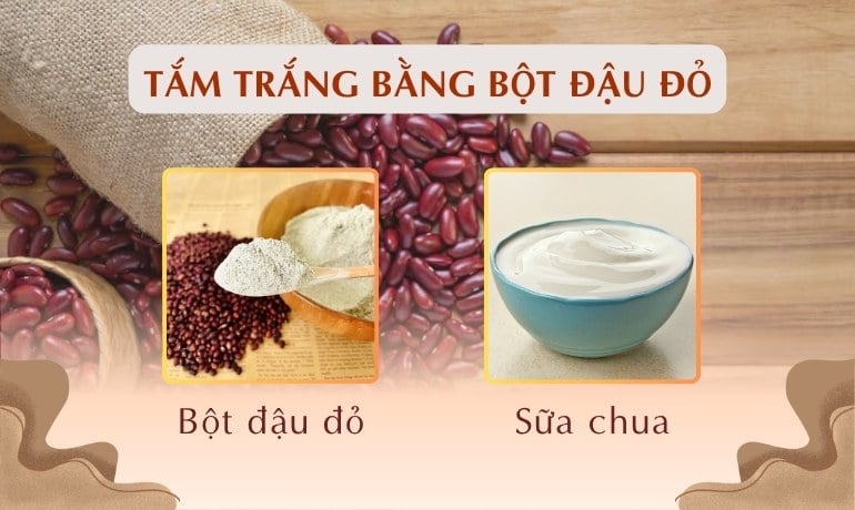 Bột đậu đỏ có làm trắng da không? 5 công thức tại nhà