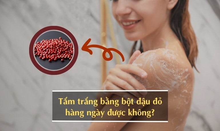 Bột đậu đỏ có làm trắng da không? 5 công thức tại nhà