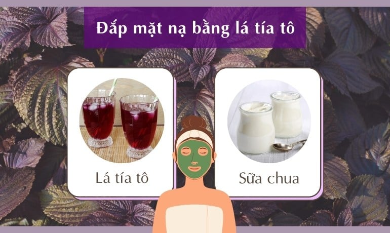 10 cách đắp mặt nạ bằng lá tía tô làm mờ nám tại nhà