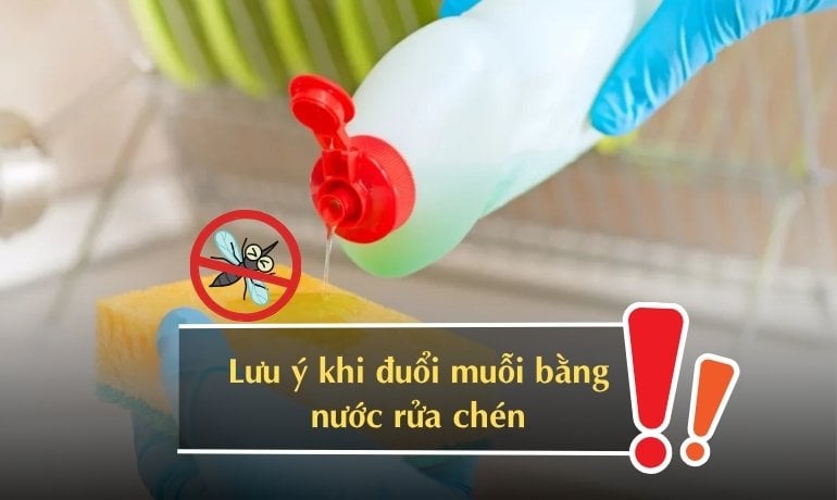 Cách đuổi muỗi bằng nước rửa chén có thực sự hiệu quả?
