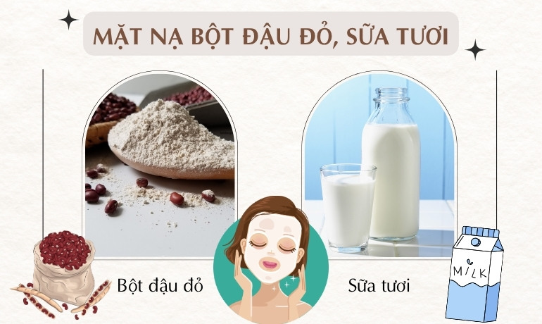 10 cách làm bột đậu đỏ đắp mặt nạ tại nhà