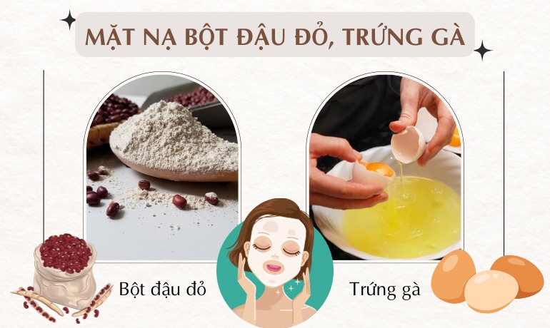 10 cách làm bột đậu đỏ đắp mặt nạ tại nhà