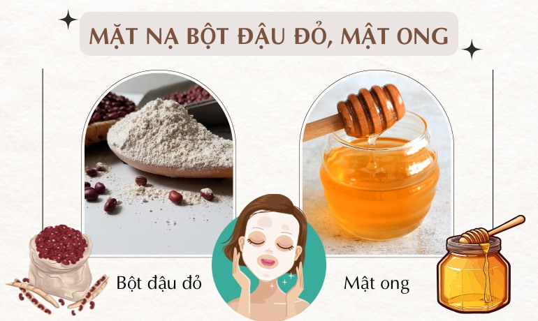 10 cách làm bột đậu đỏ đắp mặt nạ tại nhà