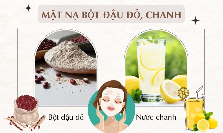 10 cách làm bột đậu đỏ đắp mặt nạ tại nhà
