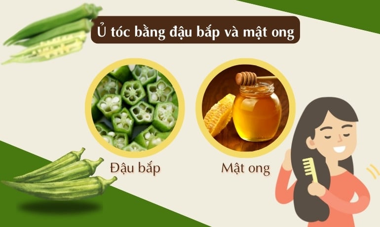 Hướng dẫn 8 cách làm mặt nạ ủ tóc bằng đậu bắp