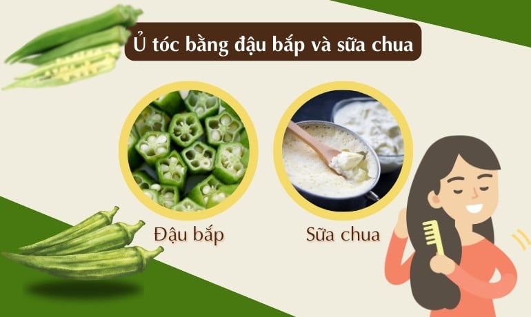 Hướng dẫn 8 cách làm mặt nạ ủ tóc bằng đậu bắp