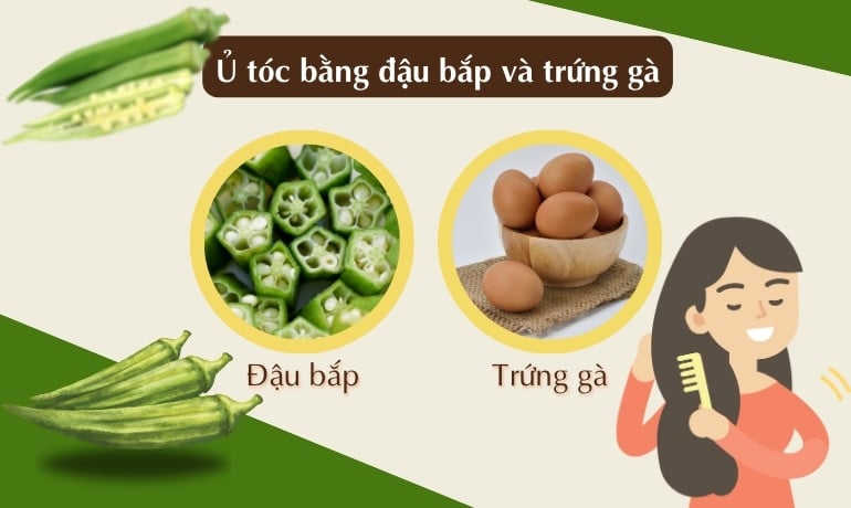 Hướng dẫn 8 cách làm mặt nạ ủ tóc bằng đậu bắp