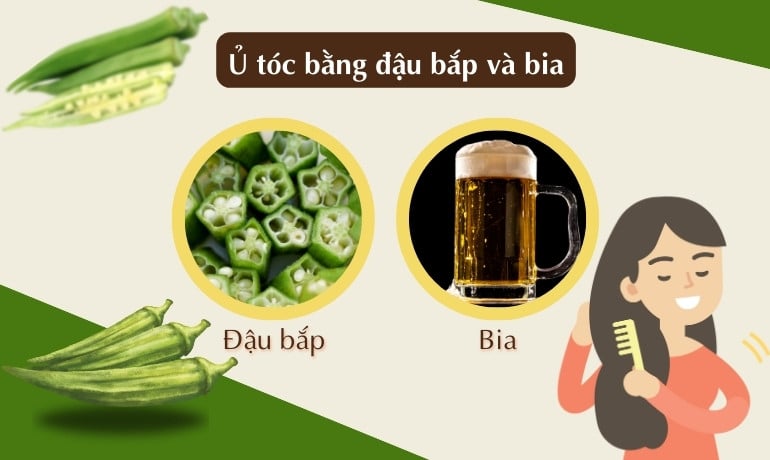 Hướng dẫn 8 cách làm mặt nạ ủ tóc bằng đậu bắp