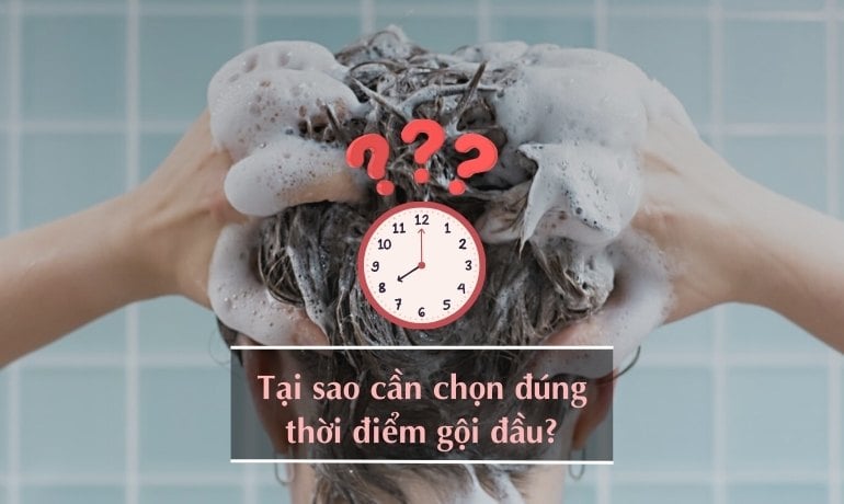 Nên gội đầu vào lúc nào, gội buổi sáng hay buổi tối?