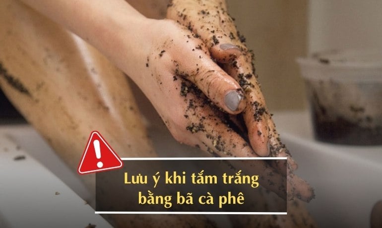 Tắm trắng bằng bã cafe có bắt nắng không? Mẹo hạn chế đen da