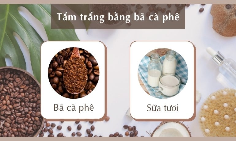 Tắm trắng bằng bã cafe có bắt nắng không? Mẹo hạn chế đen da