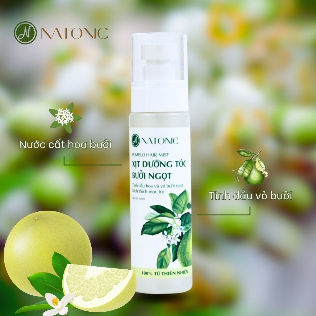Xịt dưỡng mọc tóc Bưởi Ngọt Natonic 100% thành phần tự nhiên