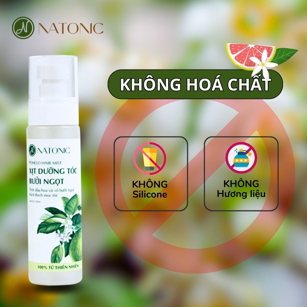Xịt dưỡng mọc tóc Bưởi Ngọt Natonic 100% thành phần tự nhiên