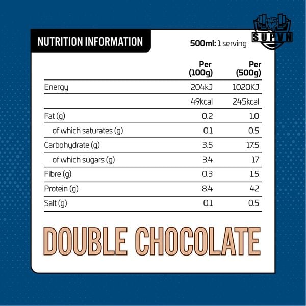 shake protein applied nutrition facts thành phần