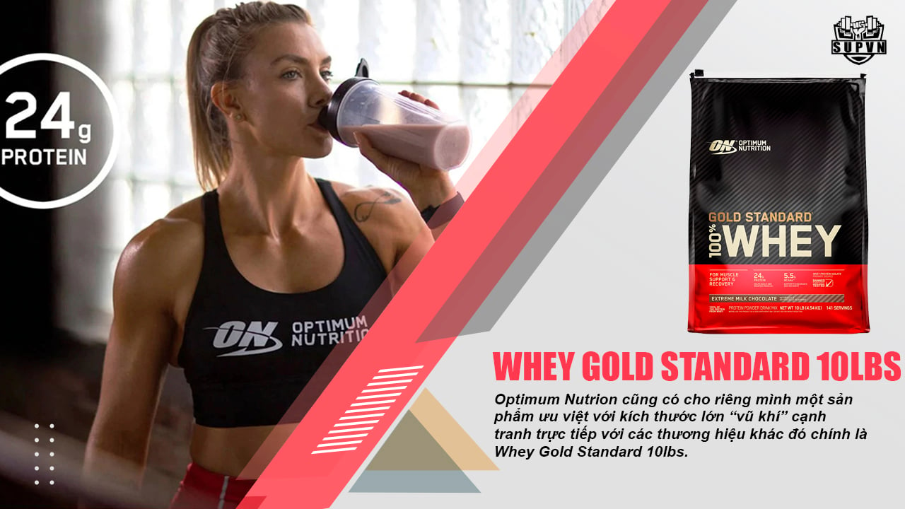 whey gold standard chất lượng sản phẩm đi cùng năm tháng