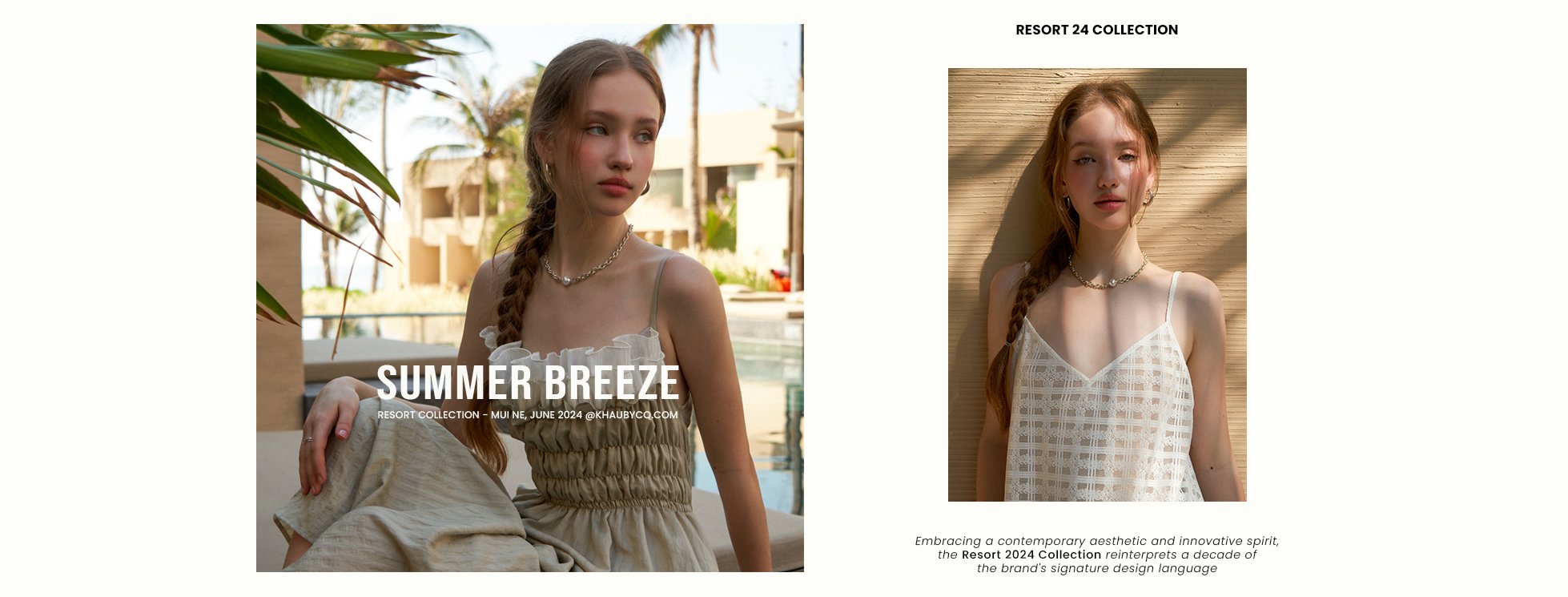 [CAMPAIGN] 'SUMMER BREEZE' RESORT COLLECTION 2024